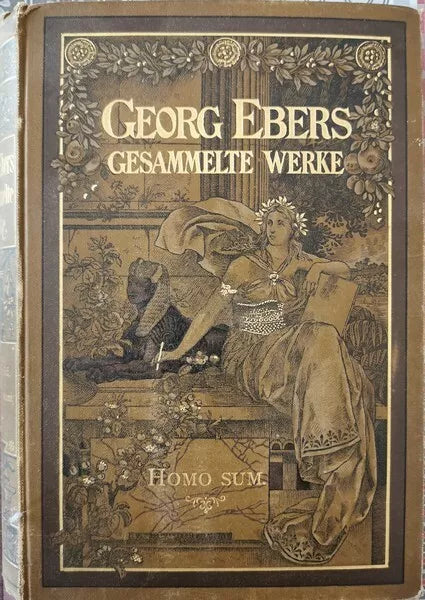 Gesammelte Werke, homo sum di Georg Ebers, Deutsche Verlags Ansalt - ER