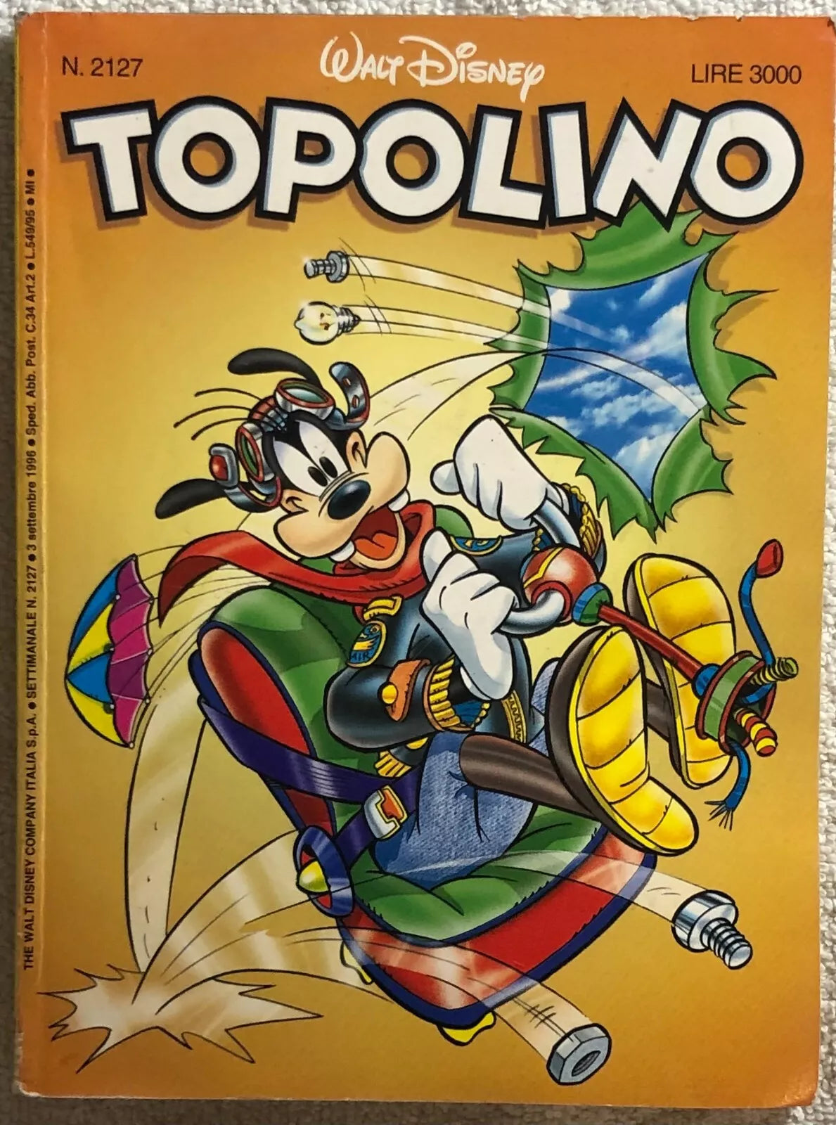 Topolino 2127 di Walt Disney, 1996, Panini