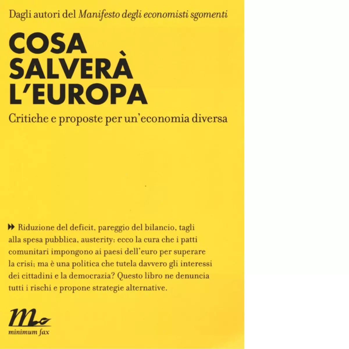 Cosa salver l Europa