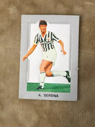 Figurina fustellata A Serena Juventus sorpresa patatine anni 80 di Aa vv