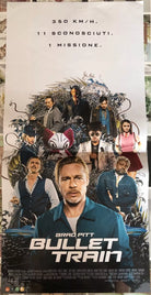 Poster locandina Bullet train 33x70 cm ORIGINALE da cinema 2022 di David Leitch