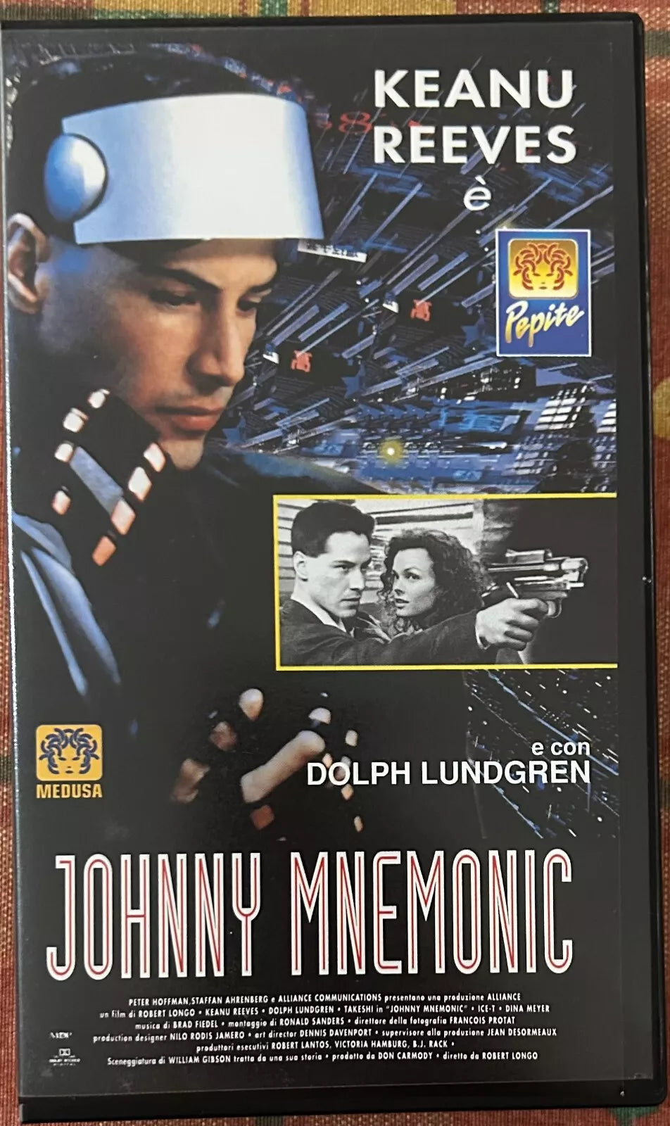 Johnny Mnemonic VHS di Robert Longo