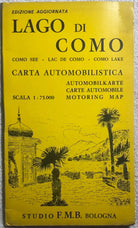 Lago di Como Carta automobilistica di Aa.vv., 1970, Studio F.m.b.