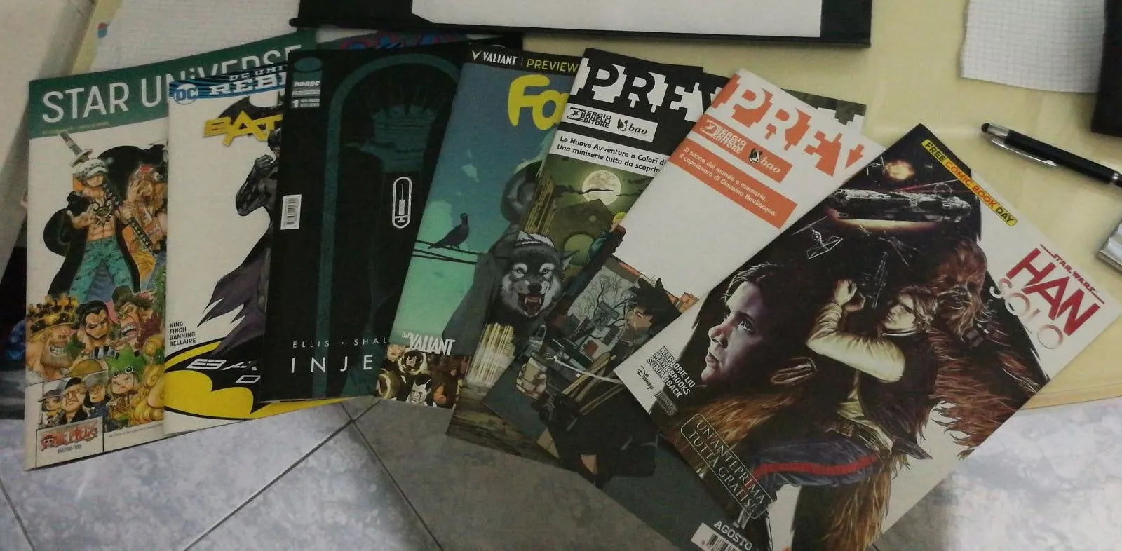 Lotto 7 fumetti - Aa. Vv. - 2016 - Panini Comics - lo