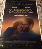 Poster locandina Supereroi 100x70 cm ORIGINALE da cinema 2021 di Paolo Genovese