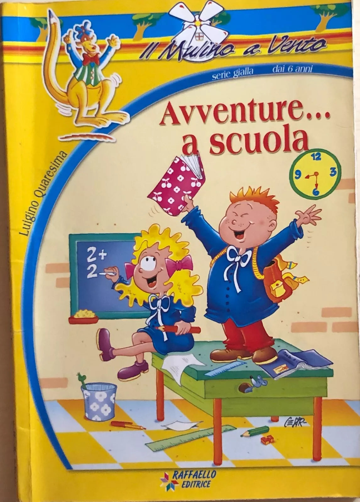 Avventure... a scuola di Luigino Quaresima, 2002, Raffaello Editrice
