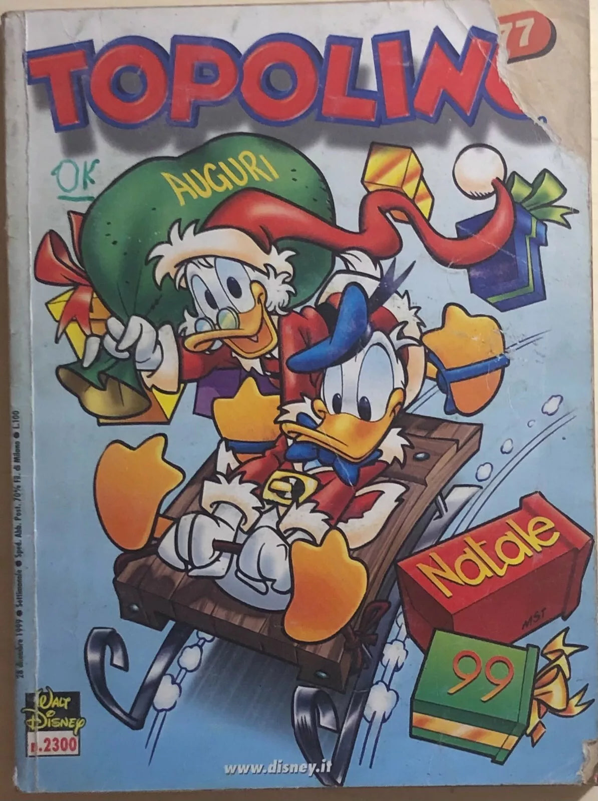Topolino 2300 di Disney, 1999, Panini