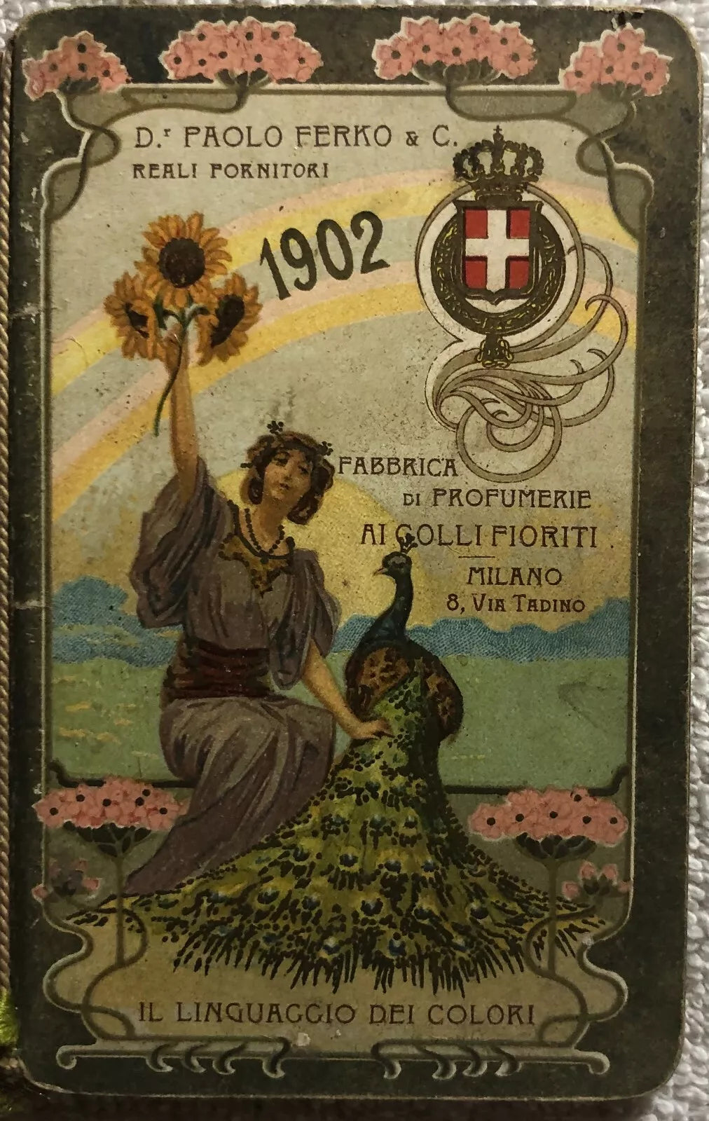 Calendarietto Ai colli fioriti di Aa.vv., 1902, D. Paolo Ferko & C. Reali Forn