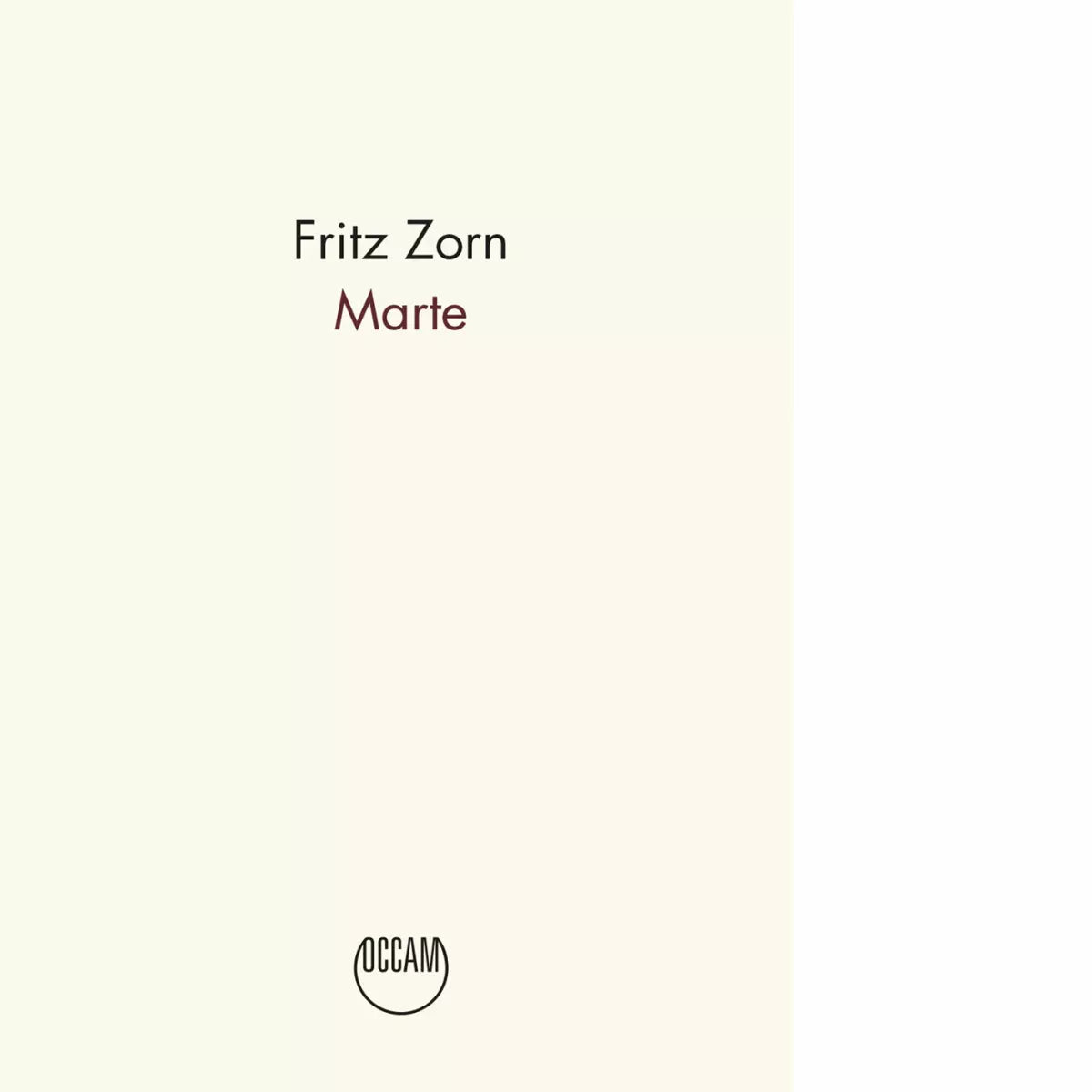 Marte di Fritz Zorn
