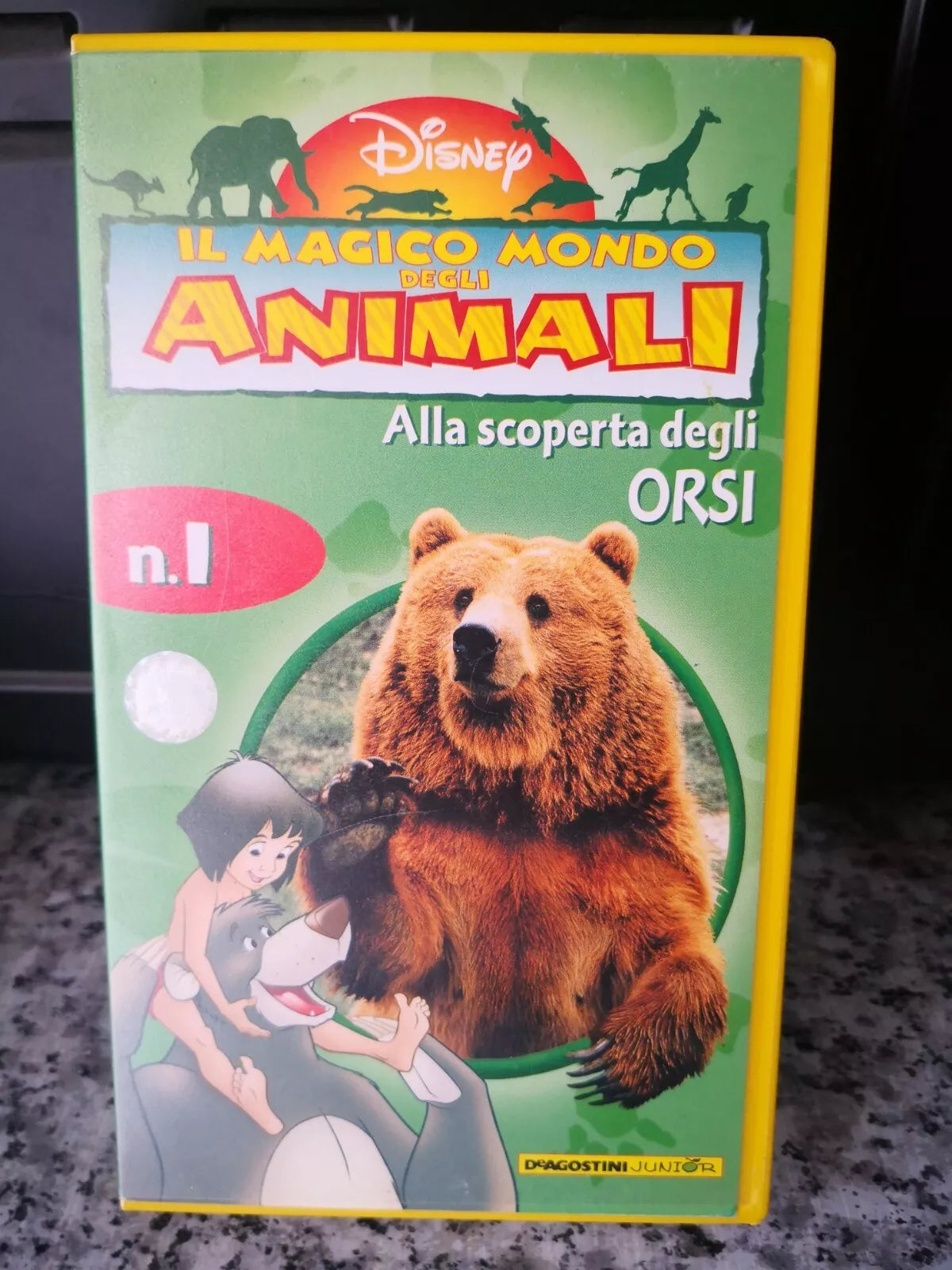 Il magico mondo degli animali- alla scoperta degli orsi -vhs- 1998 - disney -F