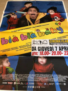 Poster locandina Bla bla baby 100x140 cm ORIGINALE da cinema 2022 CON DIFETTO di