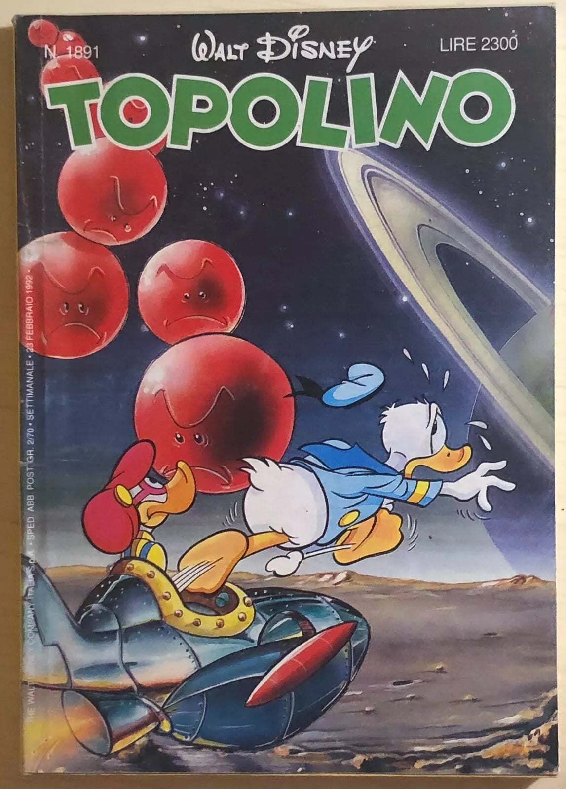 Topolino 1891 di Disney, 1992, Panini