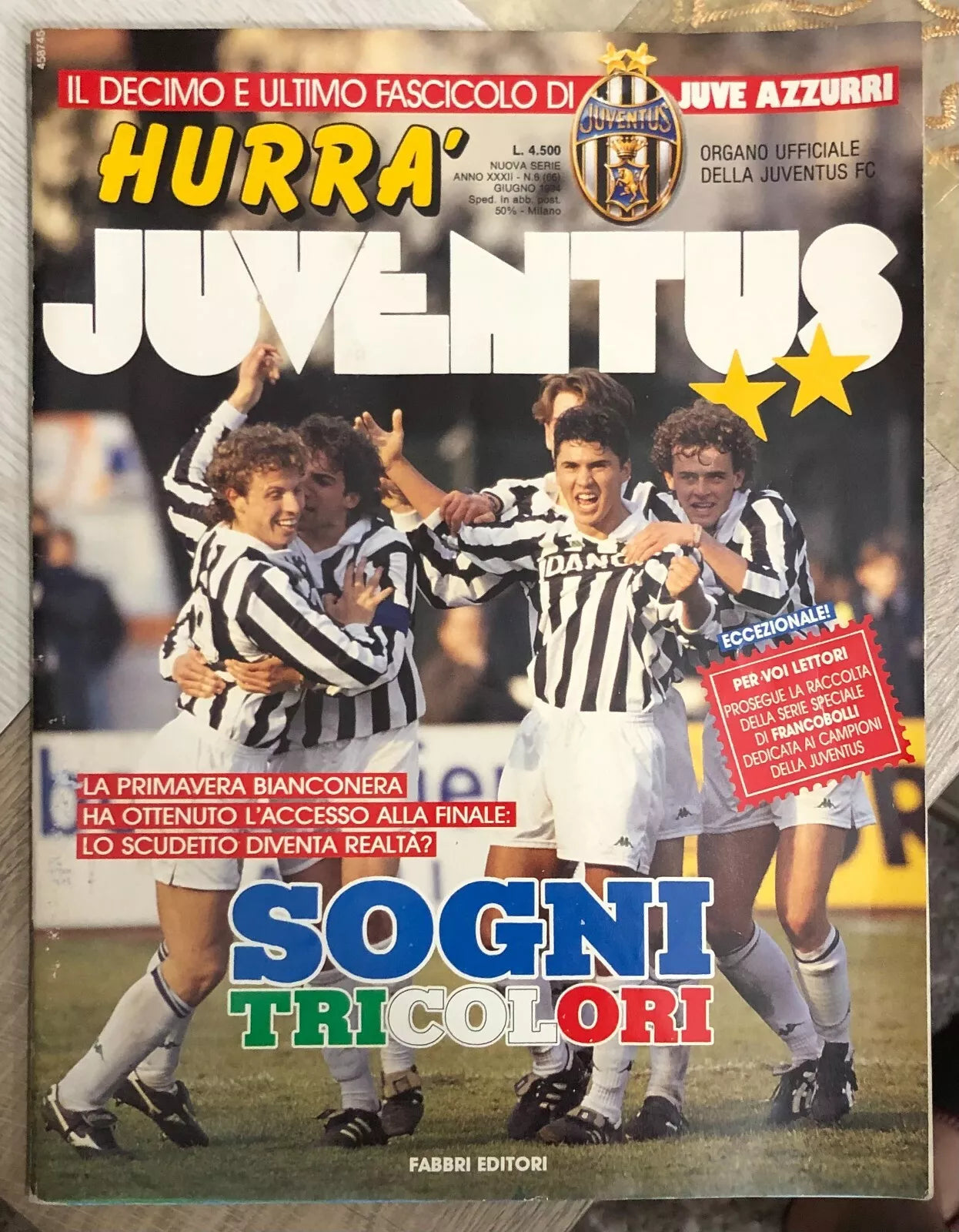 Hurr Juventus n 6 1994 di Juventus F c