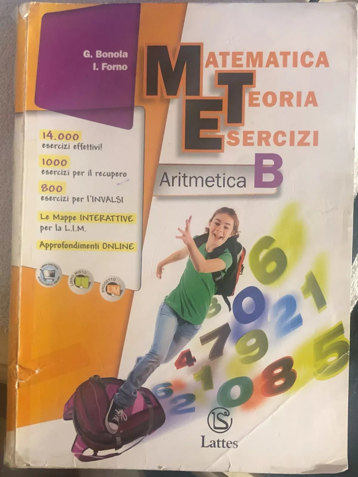 Matematica teoria esercizi Aritmetica Vol B Per la Scuola media di G Bonola