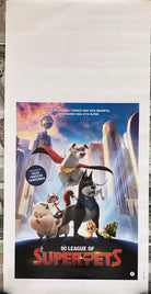 Poster locandina DC League of Superpets 33x70 cm ORIGINALE da cinema 2022
