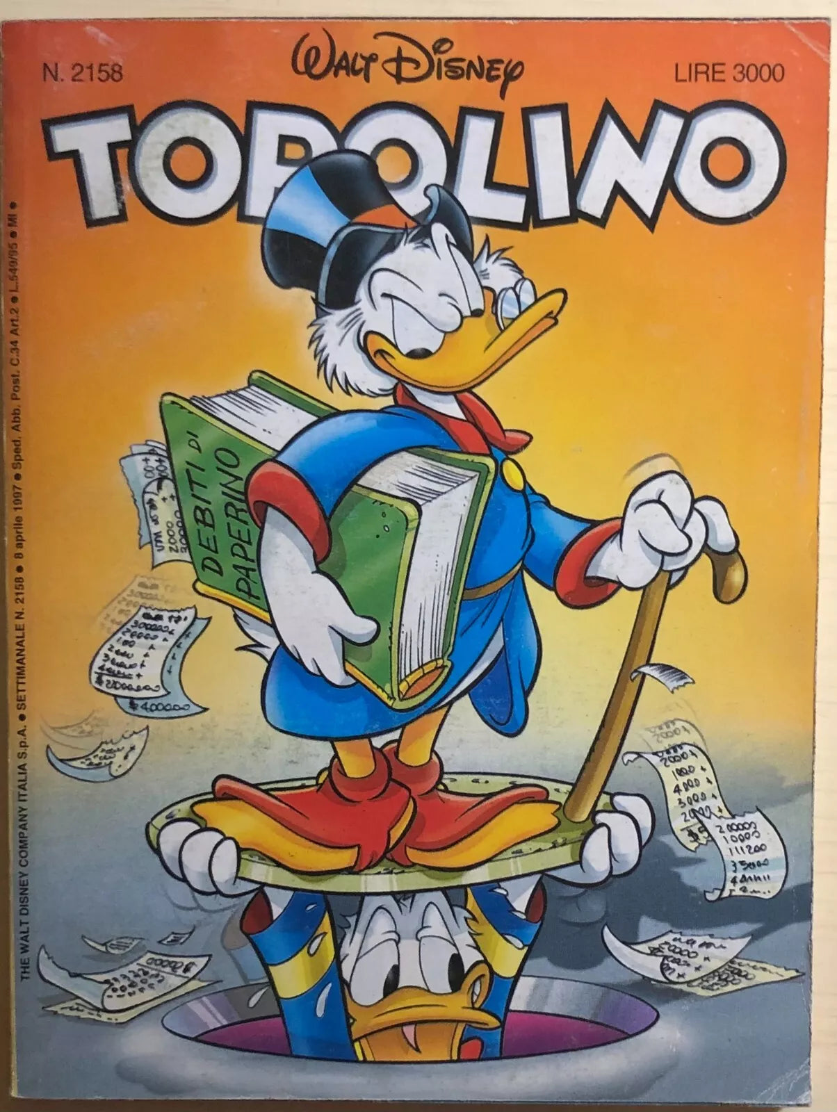 Topolino 2158 di Disney, 1997, Panini