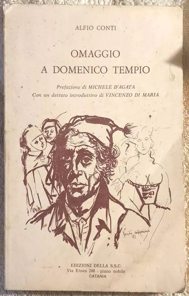 Omaggio a Domenico Tempio di Alfio Conti, 1973, Edizione Della Ssc