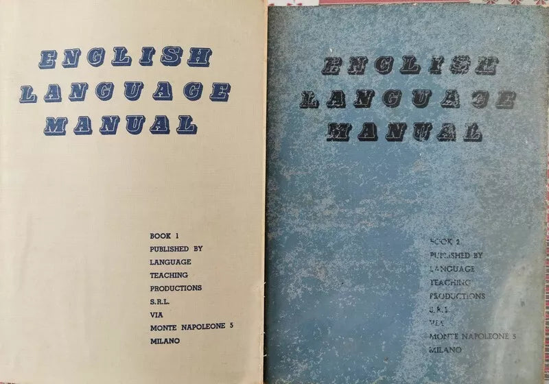 English Language Manual Book 1 e 2 di Howard Scott, 1959 - ER