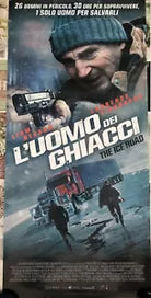 Poster locandina L uomo dei ghiacci 33x70 cm ORIGINALE da cinema 2021 di Jonatha