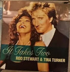 It Takes Two VINILE 45 GIRI di Rod Stewart Tina Turner