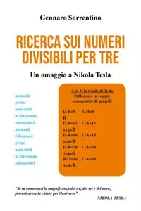 Ricerca sui numeri divisibili per tre di Gennaro Sorrentino, 2018, Youcanprin