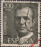 Francobollo Spagna 200 Pta Correos Juan Carlos USATO Espana Spain di Aa vv