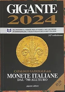 Gigante 2024 Catalogo nazionale delle monete italiane dal 700 all euro Con Ap