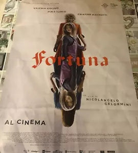 Poster locandina Fortuna 100x70 cm ORIGINALE da cinema 2020 di Nicolangelo Gel