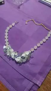 Collana vintage cristallo di rocca