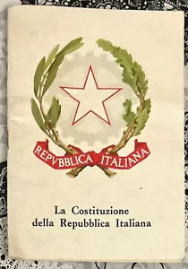 La Costituzione della Repubblica Italiana di Aa vv
