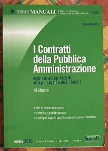 I contratti della pubblica amministrazione di Claudia De Nittis