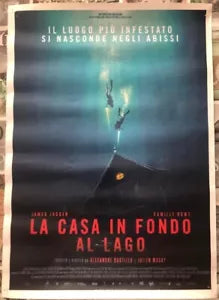 Poster locandina La casa in fondo al lago 45x32 cm ORIGINALE da cinema 2021