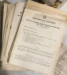 Lotto 50 circa Estratti dal Bollettino Ufficiale delle Ferrovie dello Stato di F