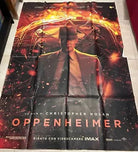 Poster locandina Oppenheimer 140x200 in due pezzi ORIGINALE da cinema di Christ