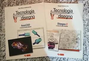 Tecnologia e disegno 2 volumi, Auto Cad e disegno 2 di S. Dellavecchia,2004, -F
