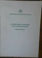 Candidatura a Rettore per il triennio2006-2009-A.Recca-Universita Catania,2006-R