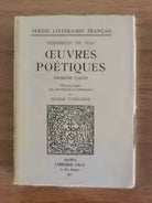 Deuvres poetiques - T. De Viau - Librairie Droz - 1967 - AR
