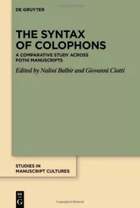 The Syntax of Colophons