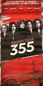Poster locandina Secret team 355 33x70 cm ORIGINALE da cinema 2022 di Simon Kinb