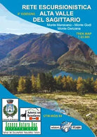 Carta rete escursionistica Alta Valle del Sagittario Monte Marsicano