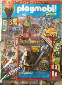Playmobil Comics 4 2022 Re dei guerrieri poster di Aa vv