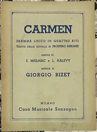 Carmen di Giorgio Bizet di E Meilhac