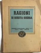 Ragioni di questa guerra n.1 di Aa.vv., 1941, Incf