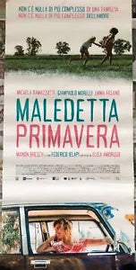 Poster locandina Maledetta primavera 33x70 cm ORIGINALE da cinema 2020 di Elisa