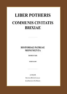 Liber potheris communis civitatis Brixiae di Luca Giarelli, 2021, Youcanprint