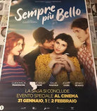 Poster locandina Sempre pi bello 100x70 cm ORIGINALE da cinema 2021 di Claudio