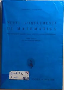 Nuovi complementi di matematica di Roberto Ferrauto, 1978, Societa Editrice Da