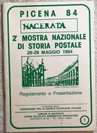 Picena 84 Macerata 2a mostra nazionale di storia postale di Aa.vv., 1984, Unio