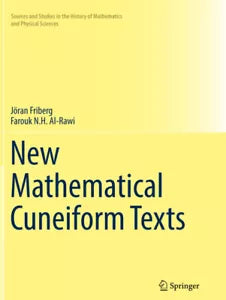 New Mathematical Cuneiform Texts