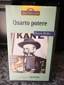 Quarto potere - vhs - 1941 - Usa - pantmedia -F